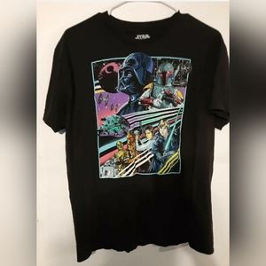 STAR WARS EMPIRE STRIKES BACK Darth Vador T SHIRT BOYS SIZE LARGE